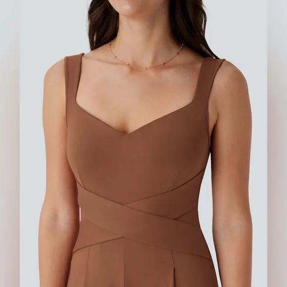 Halara U Back Sleeveless Casual Jumpsuit with Pockets
Rust Red/M(petite) - Picture 5 of 7